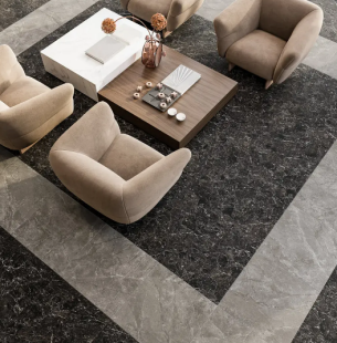 Керамогранит Kerama Marazzi Марсель черный мат. рект. (60x60) арт. KM6060G0971R